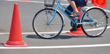 Photo prévention routière vélo enfant
